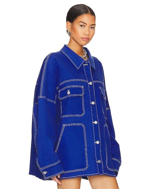 BY.DYLN Blue Cooper Jacket