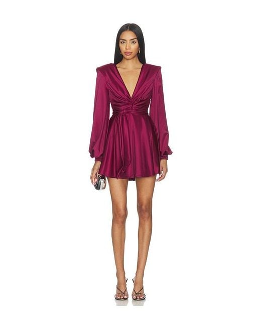 Zhivago Red The Fading Hour Mini Dress
