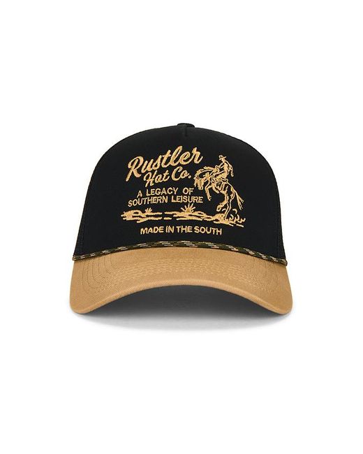 Rustler Hat Co. Hut Rustler Rodeo in Black für Herren