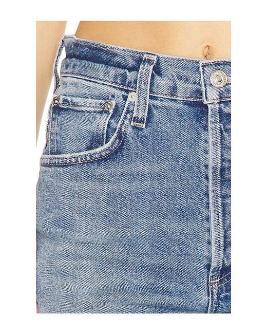 Citizens of Humanity Blue Delfina Straight Jeans
