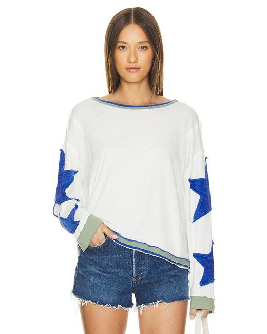 Free People White X We The Free You'Re A Star Tee