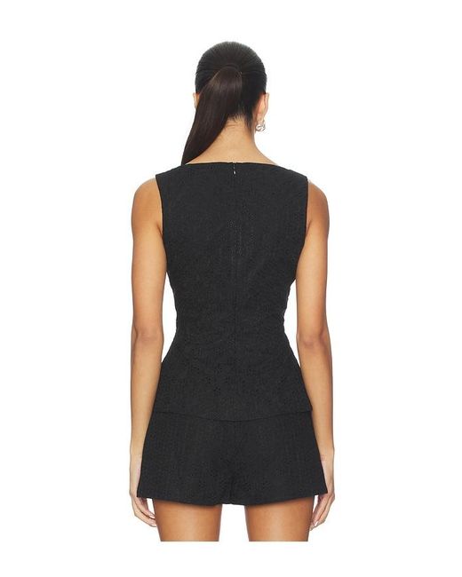 Faithfull The Brand Black Olivia Top