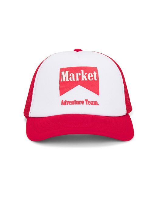 メンズ Market ハット Red