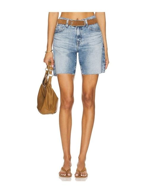 AG Jeans Blue Ex-Boyfriend Short