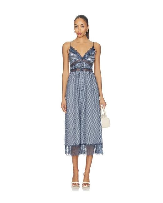 Cami NYC Blue Janaya Chiffon Dress