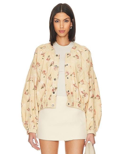 Free People Natural Rory Bomber