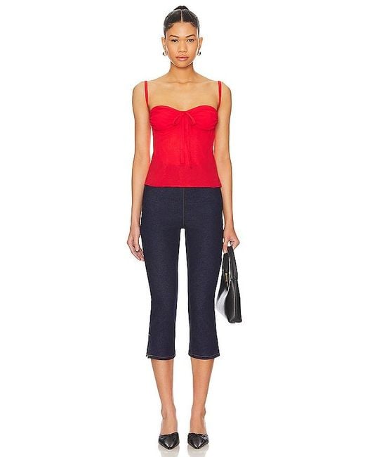 MORE TO COME Red Tamora Top