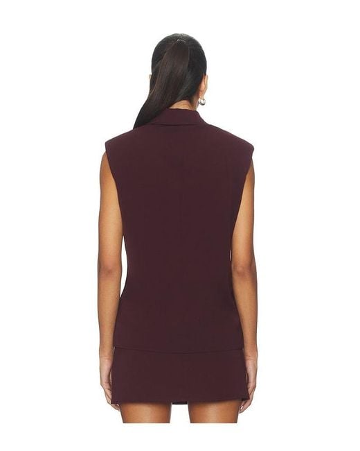 ALL THE WAYS Purple Sable Vest Top