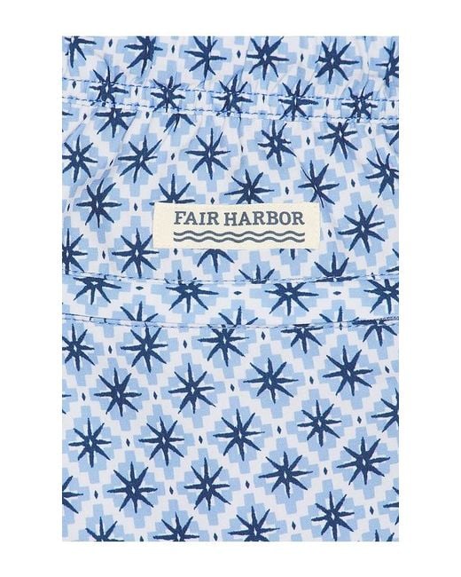 Fair Harbor Blue Anchor Swim Short for men