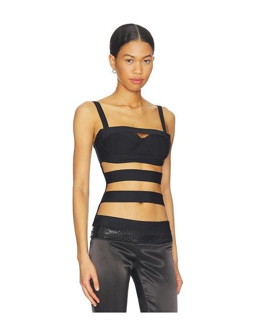 Nii HAI Black Sneak Bandage Top