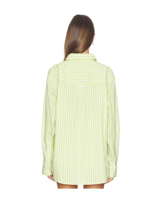 Solid & Striped White Oberteil Button