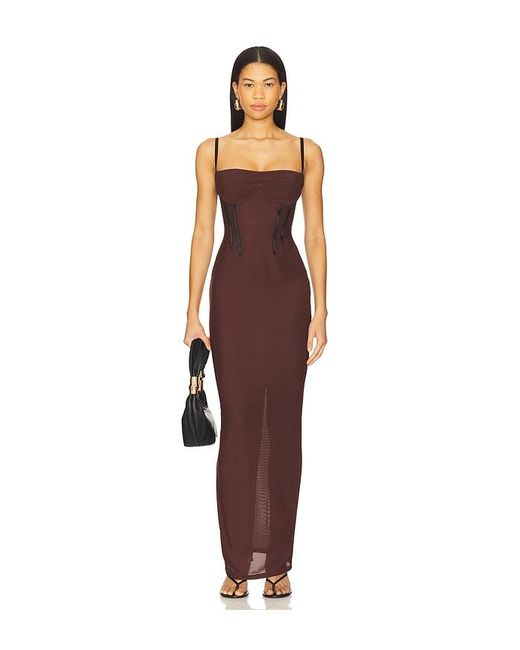 Nookie Purple Maxikleid Allegra