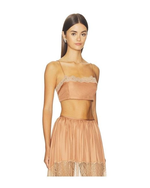 Ulla Johnson Natural Leiko Lace Bralette