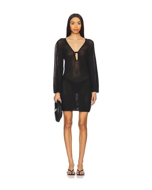Seafolly Black Strandbekleidung Mesh Knit