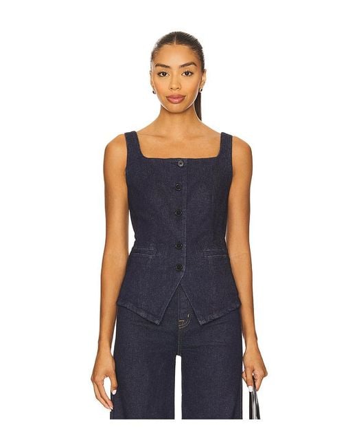Spanx Denim Vest Blue