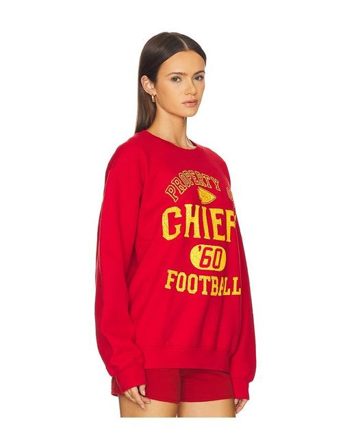 Junk Food Red Sweatshirt Chiefs Property