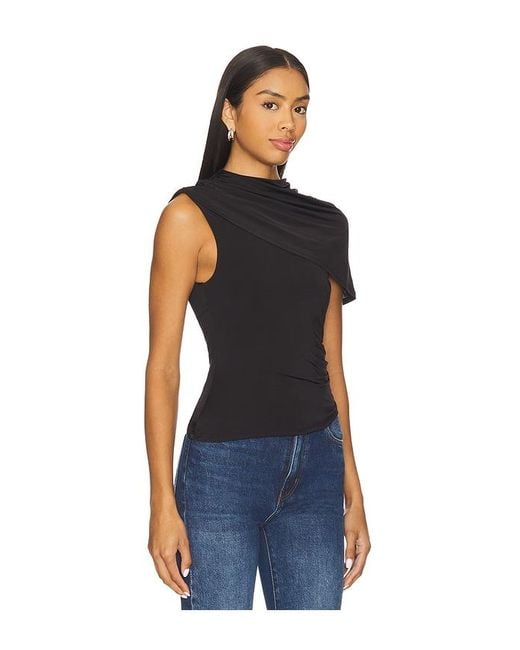 Lovers + Friends Black Belinda Top