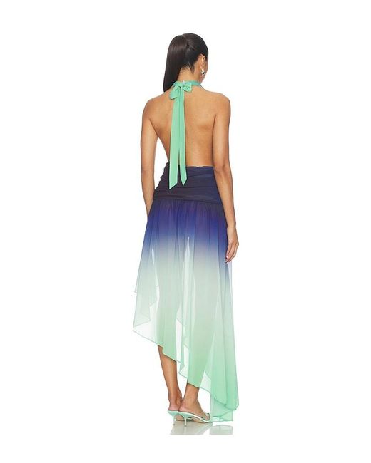 Nbd Blue Sargun Maxi Dress