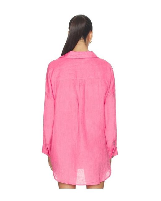 LSPACE Pink Rio Tunic Top