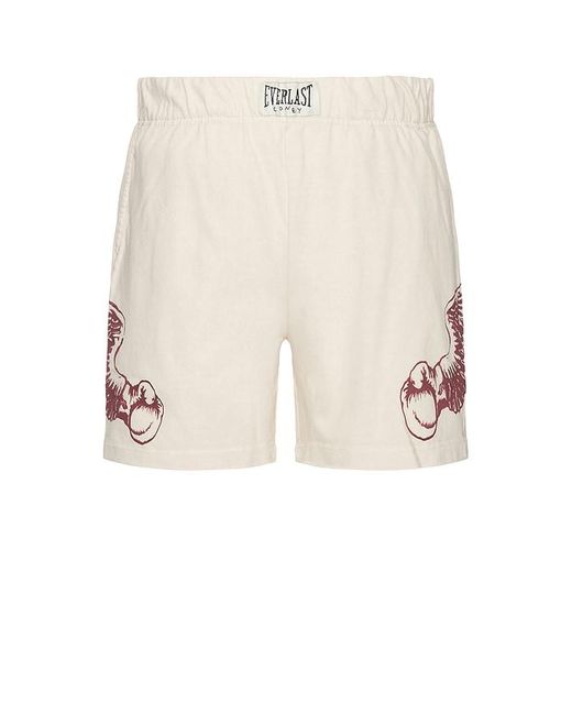 Coney Island Picnic White X Everlast Fame Garment Dyed Heavyweight Jersey Short for men