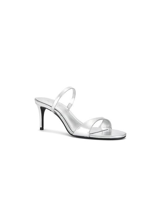 SCHUTZ SHOES White Jessica Mid Mule