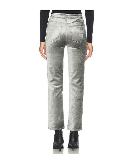 FRAME Gray Le Sleek Straight Pant
