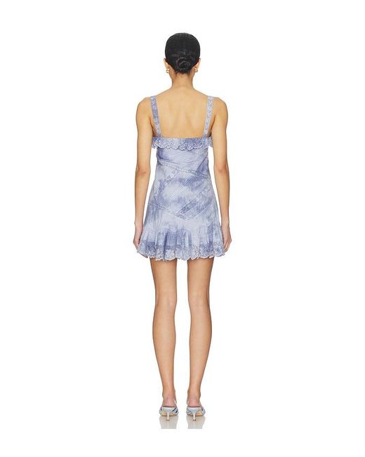 LoveShackFancy Blue Lavine Dress