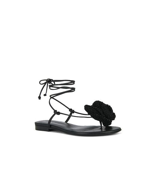 Magda Butrym Wrap Around Flower サンダル Black