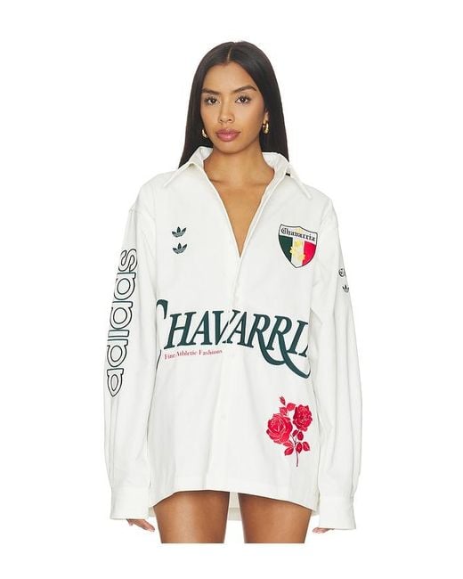 Adidas Originals White Chavarria Dress Shirt
