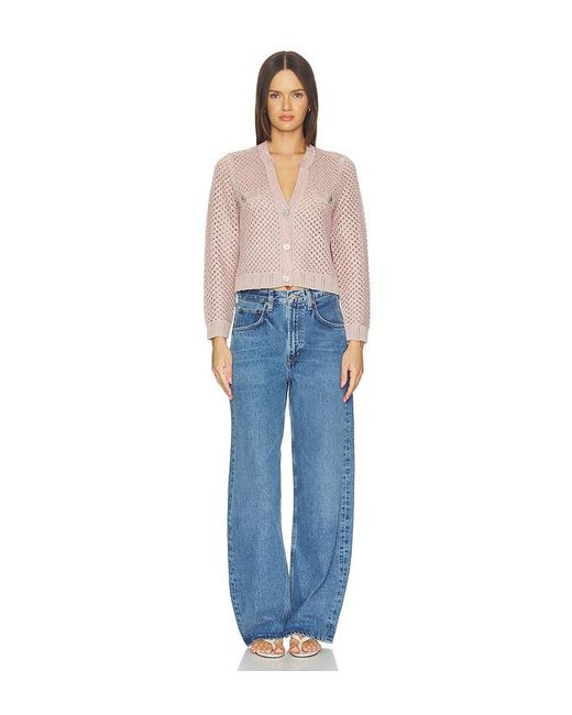 L'Agence Blue 'Agence Cardigan Blanca