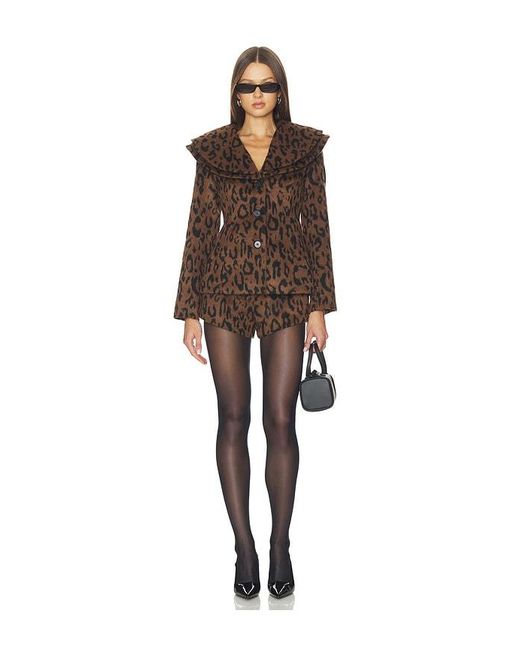 Line & Dot Brown Zahara Jacket