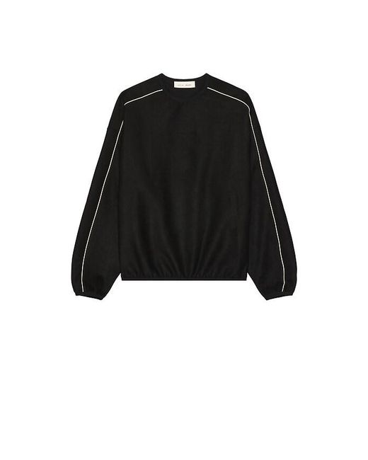 Fear Of God Black Signature Modern Crewneck Sweatshirt for men