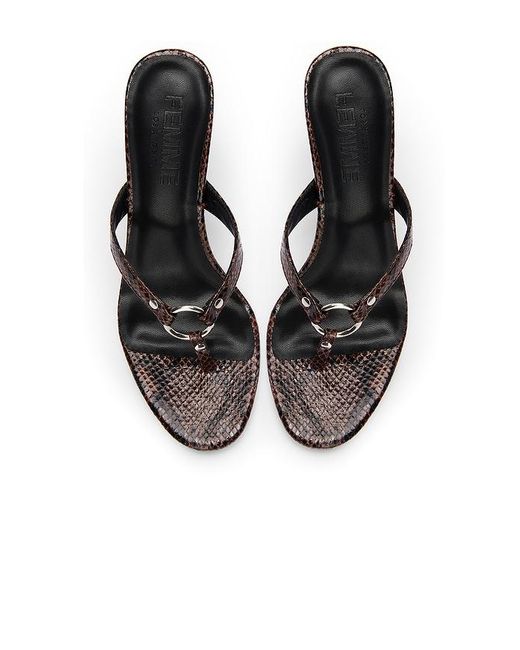 Femme LA Brown X Revolve Akio Sandal