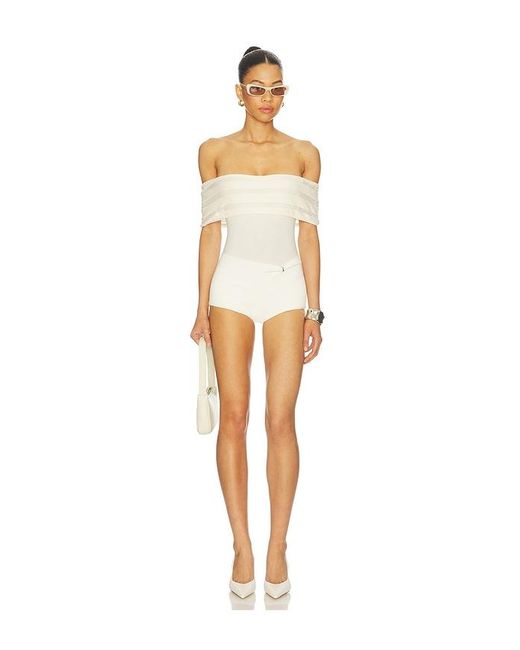 Isa Boulder White Stacks Top