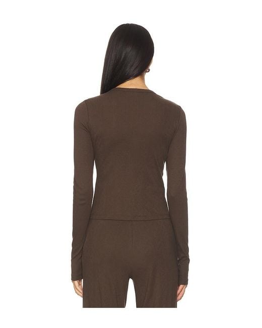 RAT BOI Brown Pointelle Cardigan