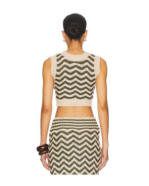 Agua Bendita Gray Emory Ete Top