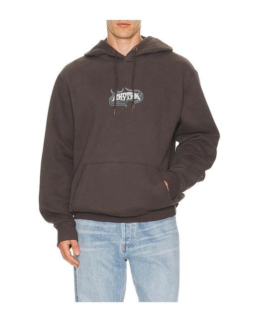 Rhythm Brown Dos Soles Fleece Hoodie for men