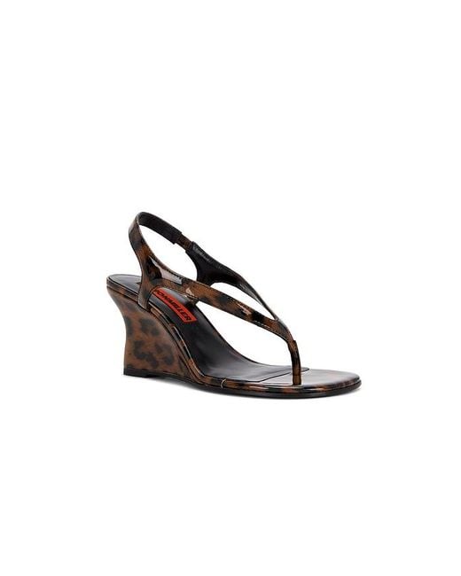 Simon Miller Brown Beep Thong Sandal Wedge