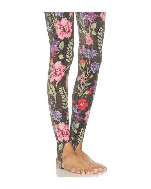 Fleur du Mal Multicolor Wildfleur Stirrup Legging