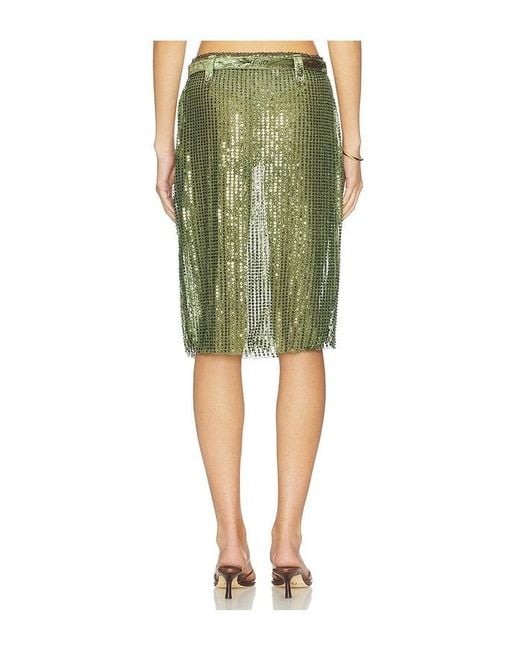 Siedres Green Estelle Skirt
