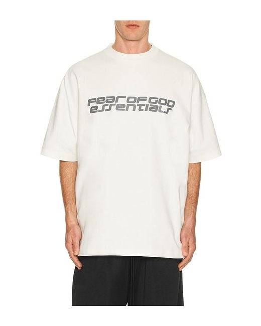 Fear Of God White 90's Short Sleeve Tee for men