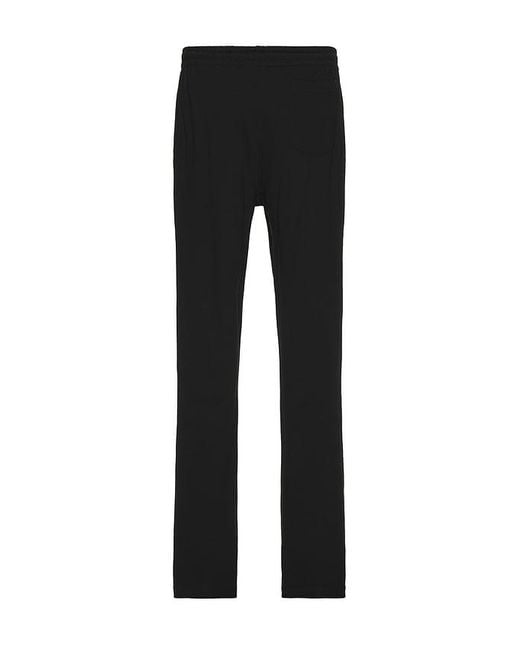 flâneur Black Flower Doodle Sweatpants for men