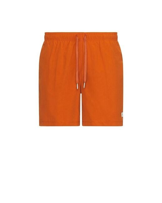 Bather Orange Swim Trunk for men
