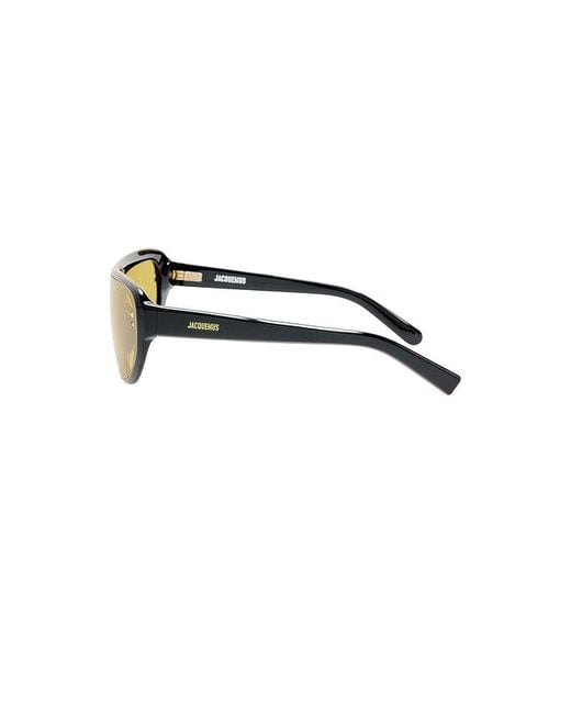 Jacquemus Yellow Square Sunglasses