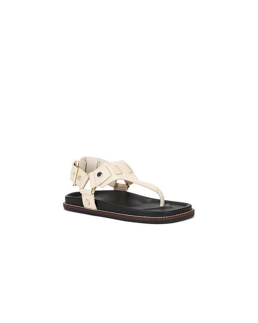 Free People White Suri Square Sandal