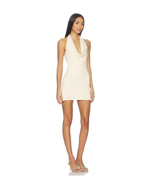 Amelie Teje White Cloud Mini Dress