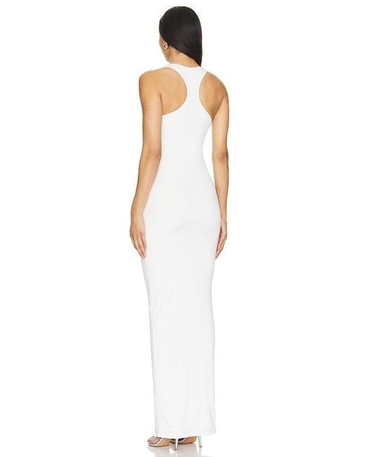 ROBE MAXI AMAI en White superdown