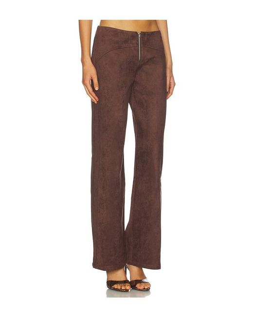 BY.DYLN Brown Lidia Straight Leg
