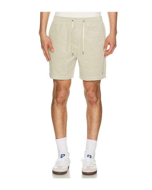 Polo Ralph Lauren Natural 8 Wale Soft Fade Corduroy Pull On Prepster Short 6 for men