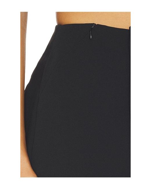 GOOD AMERICAN Black Luxe Suiting Skort